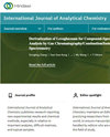 International Journal of Analytical Chemistry杂志封面